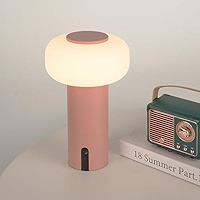 WEILAILUX Shower Lamp Waterproof, Outdoor Cordless Table